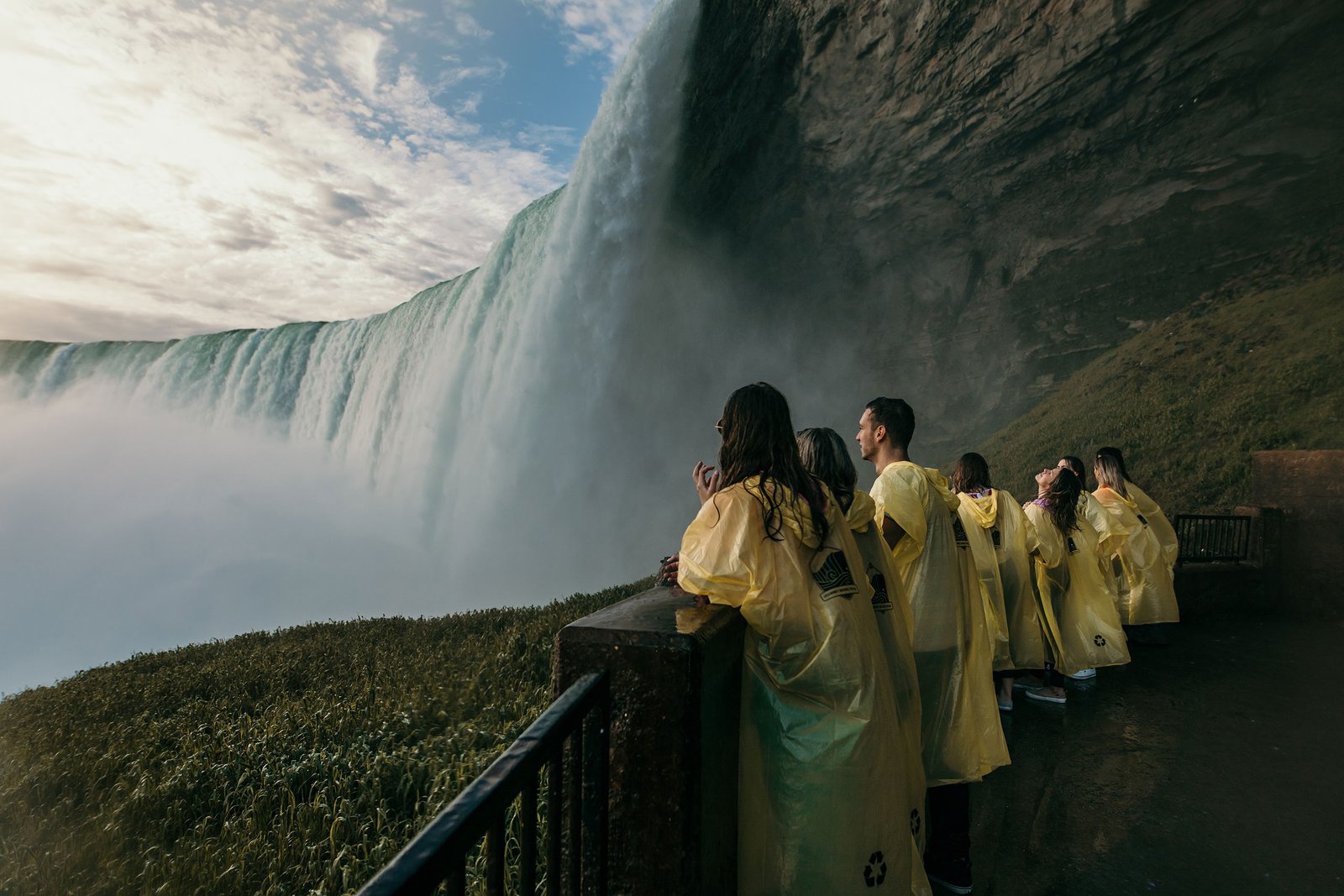 Helicopter over Niagara Falls